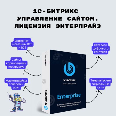 1С-Битрикс: Управление сайтом. Лицензия Энтерпрайз - купить в Бирилюссах